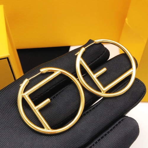 Replica Fendi Earrings For Women #1154636 $29.00 USD for Wholesale