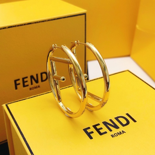 Replica Fendi Earrings For Women #1154636 $29.00 USD for Wholesale
