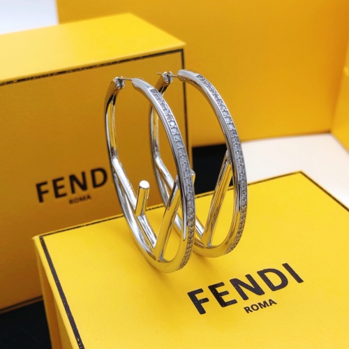 Replica Fendi Earrings For Women #1154645 $32.00 USD for Wholesale
