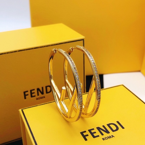Replica Fendi Earrings For Women #1154646 $32.00 USD for Wholesale