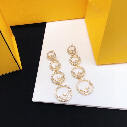 Replica Fendi Earrings For Women #1154654 $34.00 USD for Wholesale