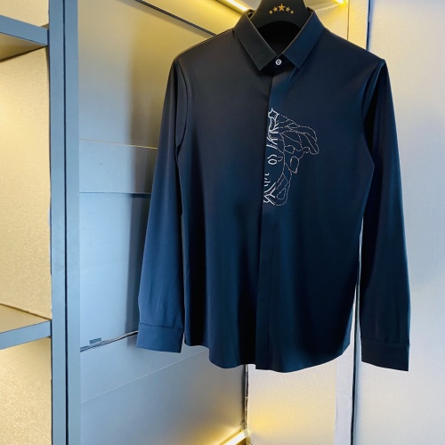 Versace Shirts Long Sleeved For Men #1154655