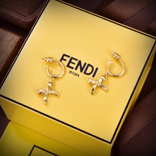 Fendi Earrings For Women #1154657 $27.00 USD, Wholesale Replica Fendi Earrings