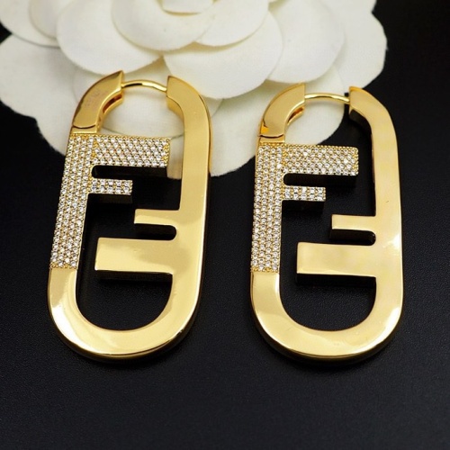 Replica Fendi Earrings For Women #1154781 $32.00 USD for Wholesale