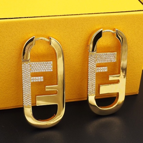 Replica Fendi Earrings For Women #1154781 $32.00 USD for Wholesale