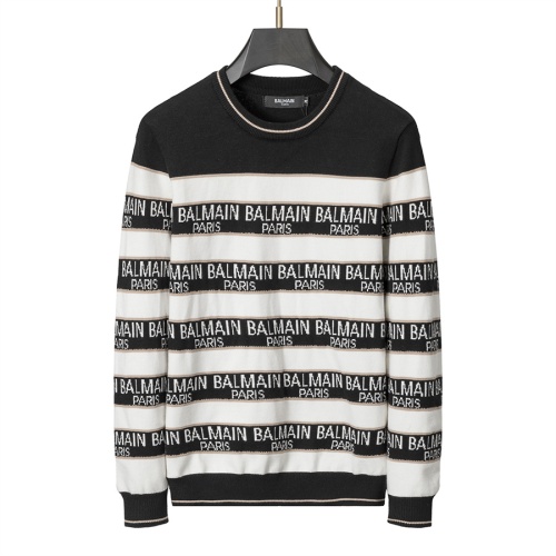 Balmain Sweaters Long Sleeved For Men #1154900 $38.00 USD, Wholesale Replica Balmain Sweaters