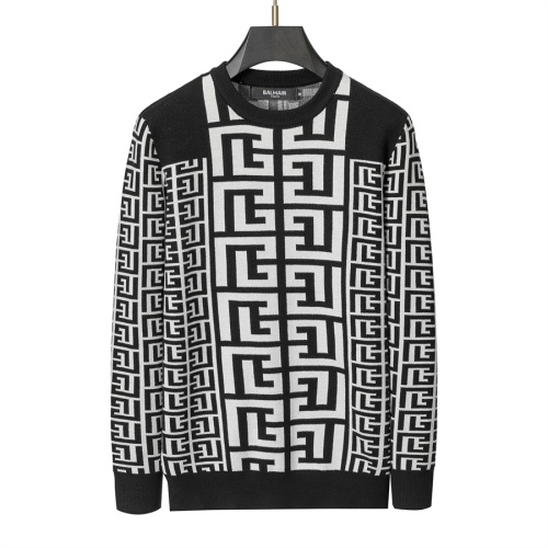 Balmain Sweaters Long Sleeved For Men #1154921 $38.00 USD, Wholesale Replica Balmain Sweaters