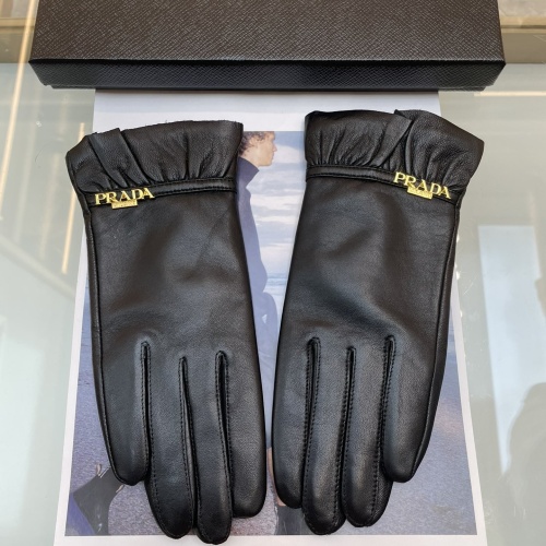 Prada Gloves For Women #1154966 $48.00 USD, Wholesale Replica Prada Gloves