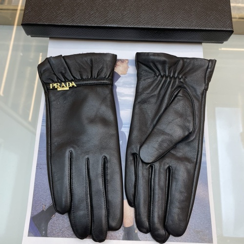 Replica Prada Gloves For Women #1154966 $48.00 USD for Wholesale