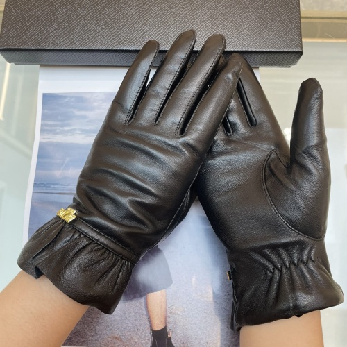 Replica Prada Gloves For Women #1154966 $48.00 USD for Wholesale