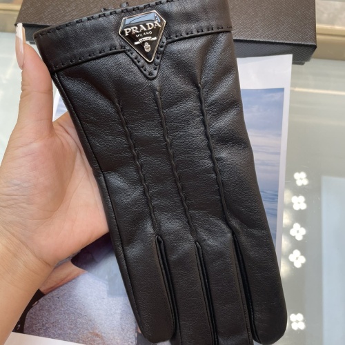 Replica Prada Gloves For Men #1154974 $56.00 USD for Wholesale