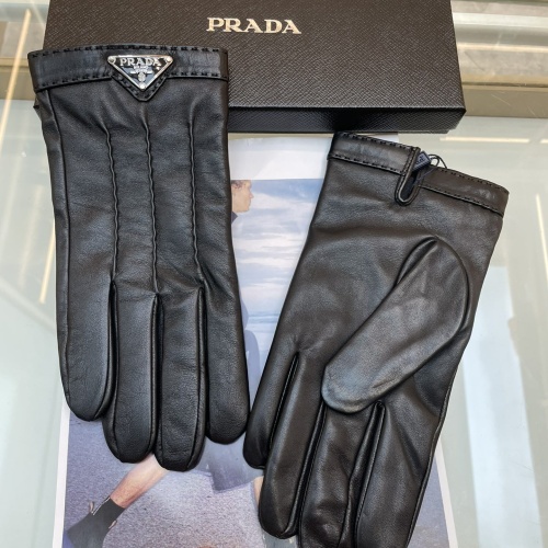 Replica Prada Gloves For Men #1154975 $56.00 USD for Wholesale