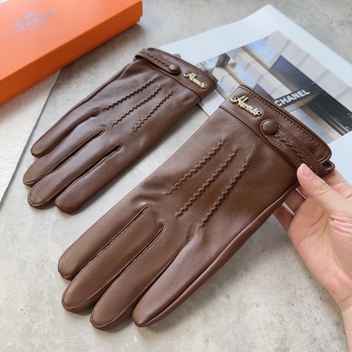 Replica Hermes Gloves For Men #1154997 $52.00 USD for Wholesale