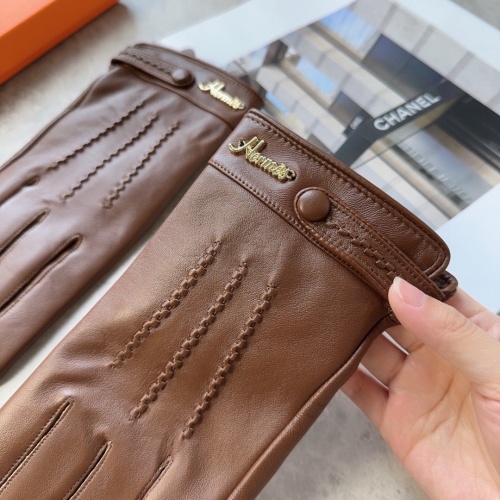 Replica Hermes Gloves For Men #1154997 $52.00 USD for Wholesale