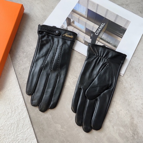 Replica Hermes Gloves For Men #1154998 $52.00 USD for Wholesale