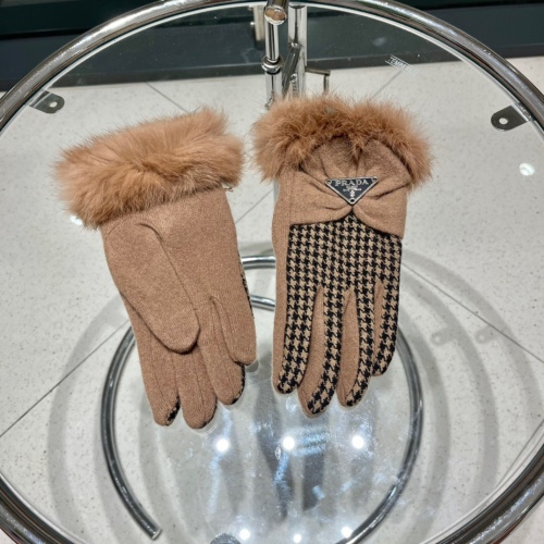 Replica Prada Gloves #1155002 $40.00 USD for Wholesale