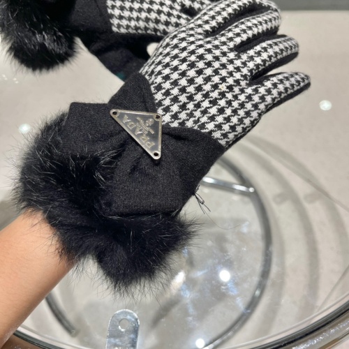Replica Prada Gloves #1155003 $40.00 USD for Wholesale