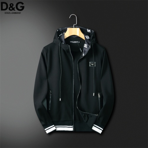 Replica Dolce & Gabbana D&G Tracksuits Long Sleeved For Men #1155074 $92.00 USD for Wholesale