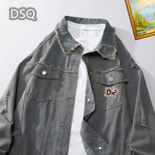 Replica Dsquared Jackets Long Sleeved For Men #1155079 $60.00 USD for Wholesale