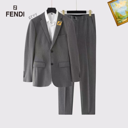 Fendi Tracksuits Long Sleeved For Men #1155237 $92.00 USD, Wholesale Replica Fendi Tracksuits
