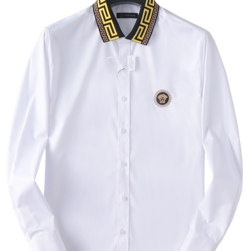 Versace Shirts Long Sleeved For Men #1155252