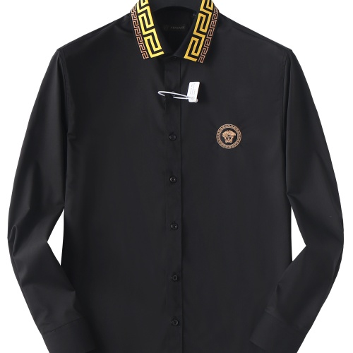 Versace Shirts Long Sleeved For Men #1155253