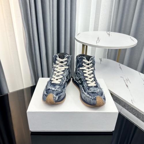 Replica Loewe High Tops Shoes For Women #1155354 $112.00 USD for Wholesale