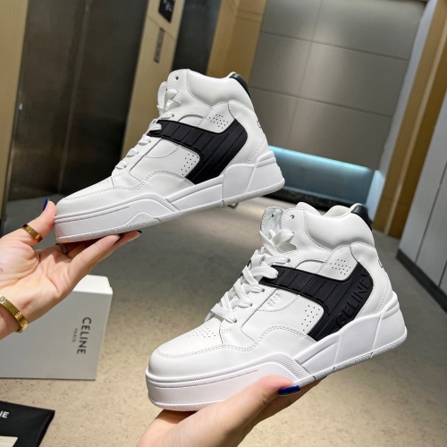 Replica Celine High Top Shoes For Men #1155445 $80.00 USD for Wholesale