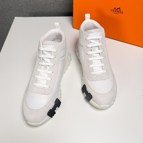 Replica Hermes High Tops Shoes For Men #1155492 $125.00 USD for Wholesale