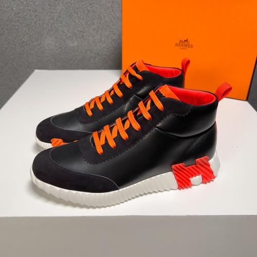 Hermes High Tops Shoes For Men #1155497 $125.00 USD, Wholesale Replica Hermes High Tops Shoes