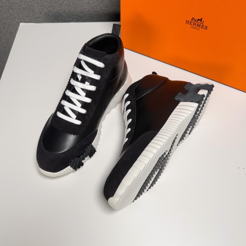 Replica Hermes High Tops Shoes For Men #1155500 $125.00 USD for Wholesale