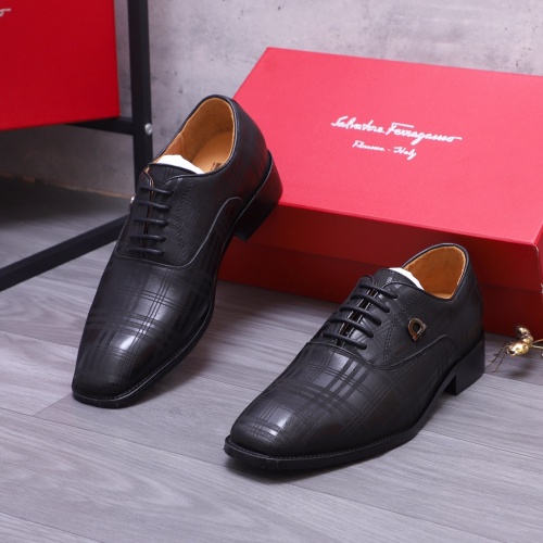 Salvatore Ferragamo Leather Shoes For Men #1155555 $80.00 USD, Wholesale Replica Salvatore Ferragamo Leather Shoes