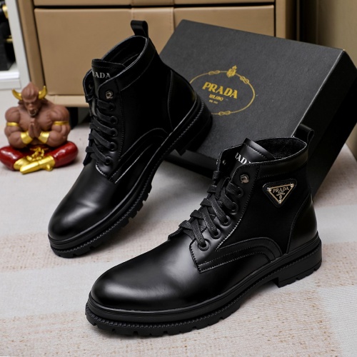 Replica Prada Boots For Men #1155569 $82.00 USD for Wholesale