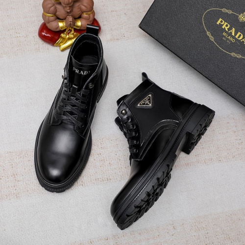 Replica Prada Boots For Men #1155569 $82.00 USD for Wholesale