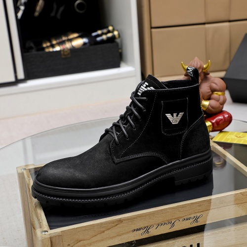 Replica Armani Boots For Men #1155570 $82.00 USD for Wholesale