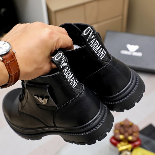 Replica Armani Boots For Men #1155571 $82.00 USD for Wholesale