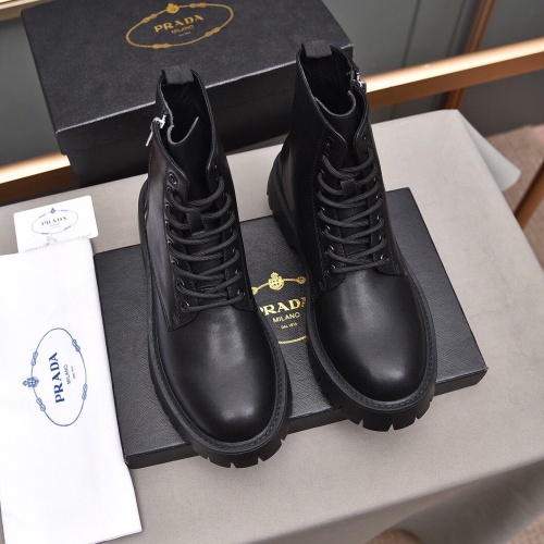 Replica Prada Boots For Men #1155595 $98.00 USD for Wholesale