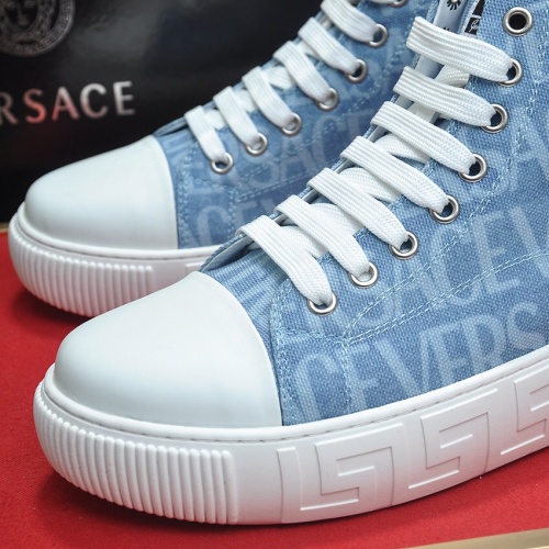 Replica Versace High Tops Shoes For Men #1155638 $85.00 USD for Wholesale