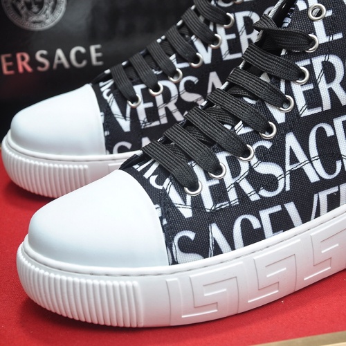 Replica Versace High Tops Shoes For Men #1155640 $85.00 USD for Wholesale