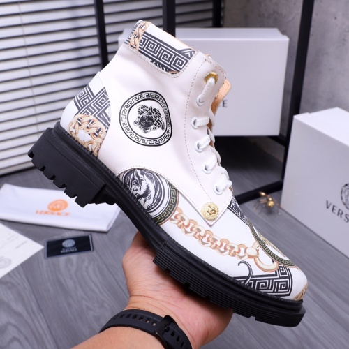 Replica Versace Boots For Men #1155674 $82.00 USD for Wholesale
