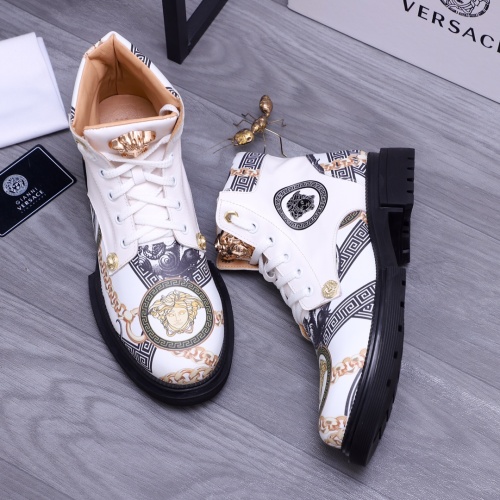 Replica Versace Boots For Men #1155674 $82.00 USD for Wholesale