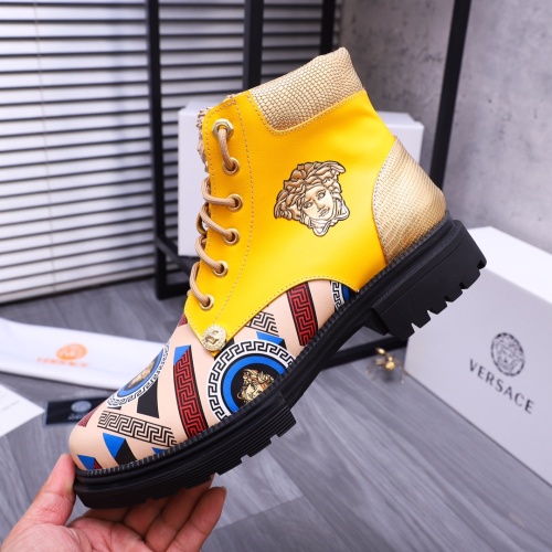 Replica Versace Boots For Men #1155675 $82.00 USD for Wholesale