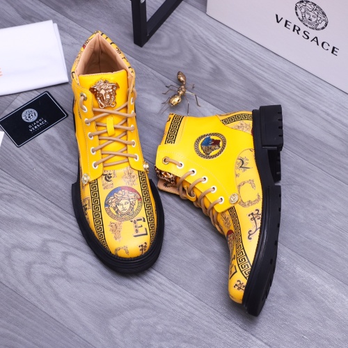 Replica Versace Boots For Men #1155677 $82.00 USD for Wholesale