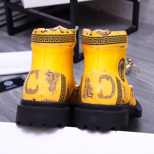 Replica Versace Boots For Men #1155677 $82.00 USD for Wholesale
