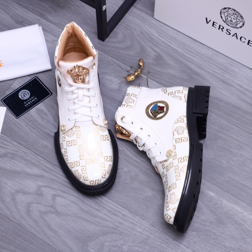 Replica Versace Boots For Men #1155681 $82.00 USD for Wholesale