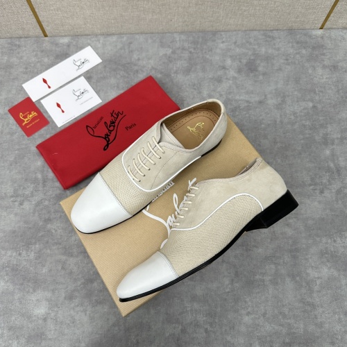 Christian Louboutin Leather Shoes For Men #1155692 $180.00 USD, Wholesale Replica Christian Louboutin Leather Shoes