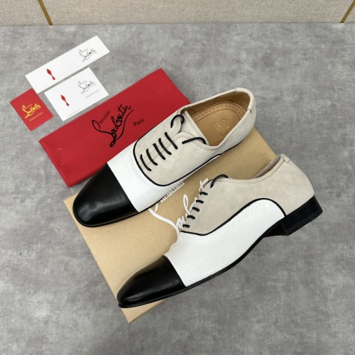 Christian Louboutin Leather Shoes For Men #1155693 $180.00 USD, Wholesale Replica Christian Louboutin Leather Shoes