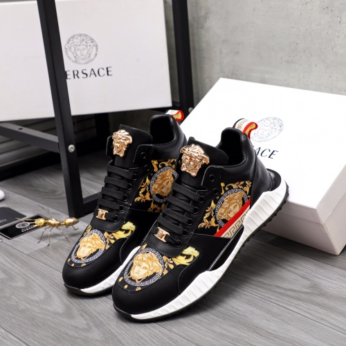 Replica Versace Casual Shoes For Men #1155703 $82.00 USD for Wholesale
