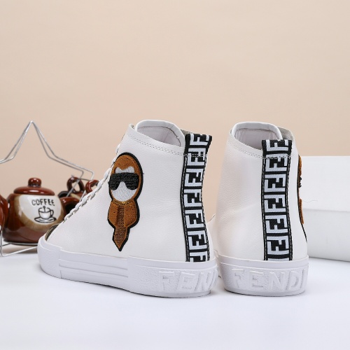 Replica Fendi High Tops Casual Shoes For Men #1155789 $76.00 USD for Wholesale