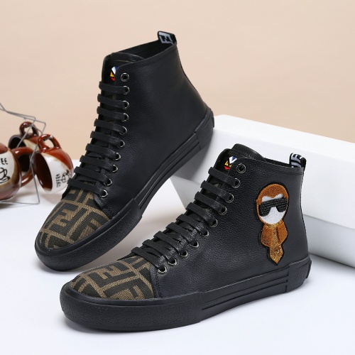 Fendi High Tops Casual Shoes For Men #1155790